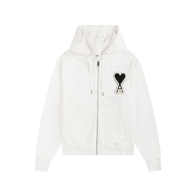 Ami Paris Zip Hoodie