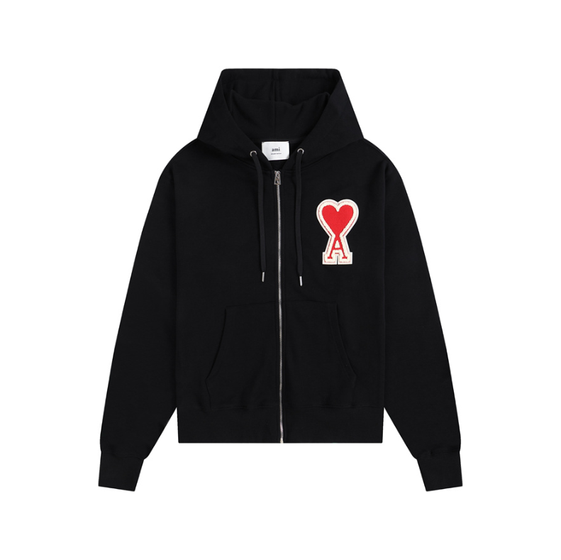 Ami Paris Zip Hoodie