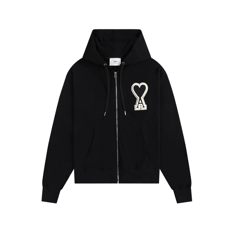 Ami Paris Zip Hoodie