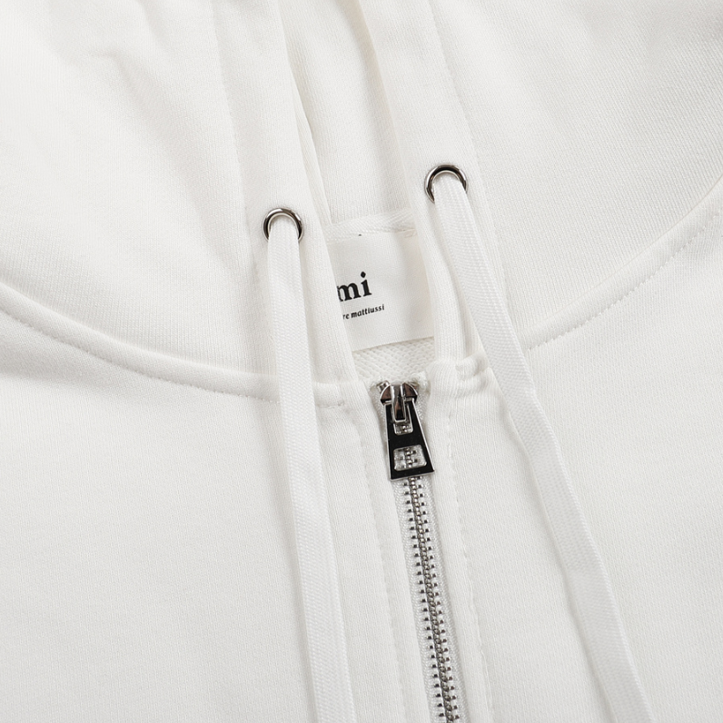 Ami Paris Zip Hoodie