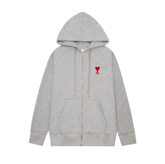 Ami Paris Zip Hoodie